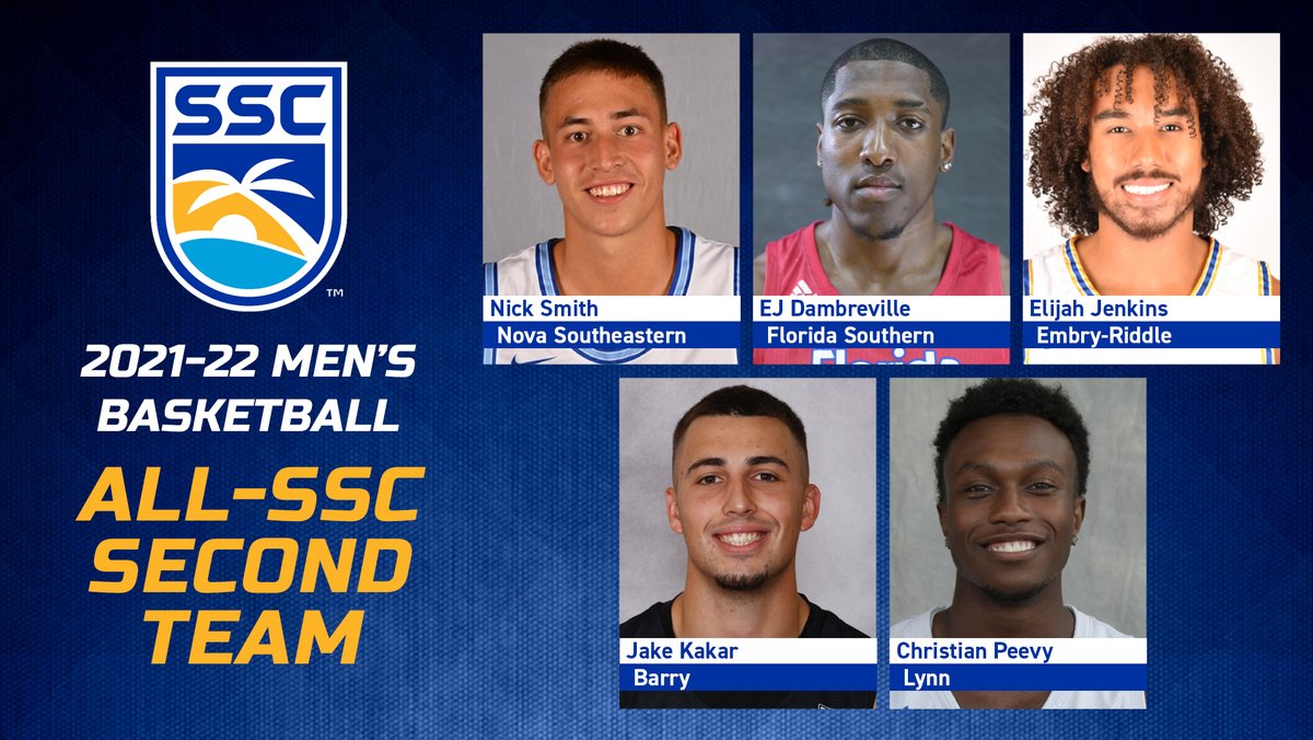 2021-22 SSC Men’s Basketball - 𝗦𝗲𝗰𝗼𝗻𝗱 𝗧𝗲𝗮𝗺 𝗔𝗹𝗹-𝗖𝗼𝗻𝗳𝗲𝗿𝗲𝗻𝗰𝗲

Full Story: bit.ly/SSC__MBB | 🌴☀️🌊🏀
