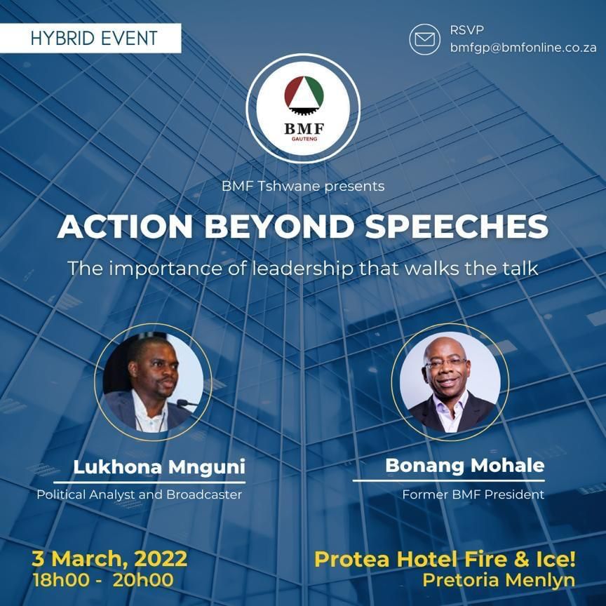 BMFscSMU's tweet photo. BMFsc SMU branch encourages its members to form part of this event. The link will be shared soonest. Stay Tuned!

#ActionBeyondSpeeches https://t.co/hOR66GdDmd