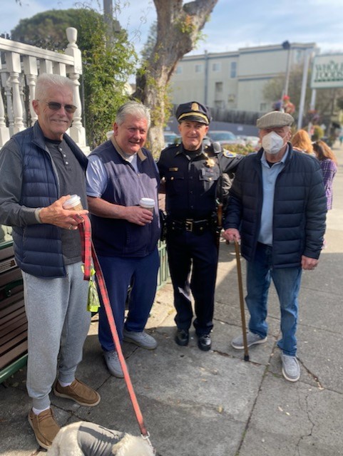 SFPDMission's tweet photo. Great time at @berniescoffee this morning.  Thank you to Bernie for hosting, and everyone that we met at Coffee with a Cop! @SFPD @SFPDCares @SFSAFE https://t.co/2OZXdPdgZd