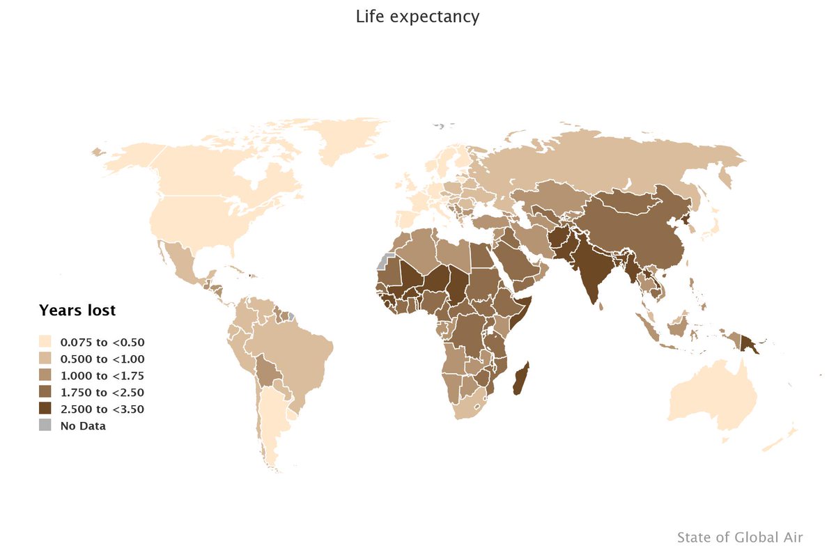BloombergDotOrg's tweet photo. New analysis from our partner @HEISoGA reveals that air pollution reduces life expectancy by 1.8 years on average worldwide. 

It’s why we’re committed to fighting air pollution and to help ensure healthier, longer lives. Read the report: https://t.co/EO2MeTu34z https://t.co/VjQiol4PP8