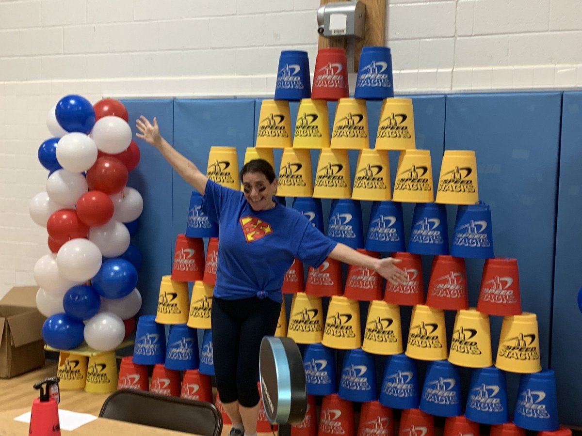 NSpringfieldES's tweet photo. The Speed Stacking Tournament is BACK!!! Congratulations to all the NSES Choppers who practiced and worked hard to prepare for THIS moment! #NSESproud #speedstacks https://t.co/iqAAqdIvqO