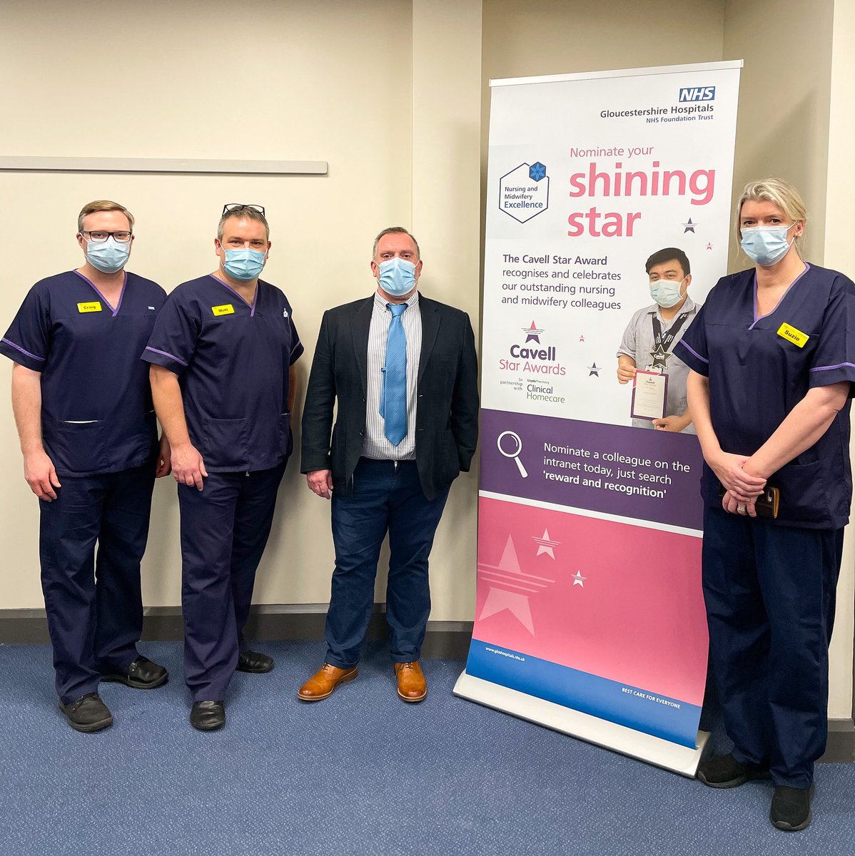 Nursing, AHP and Midwifery Excellence (@ghft_excellence) on Twitter photo We had a wonderful #RewardAndRecognition event today, celebrating our <a href="/CavellTrust/">Cavell Nurses' Trust</a> Star Award winners ✨
A big thank you to John Blake and <a href="/JaneMCummings/">Prof Dame Jane Lovely DBE CBE RN</a> for attending and to our <a href="/gloshospitals/">Gloucestershire Hospitals NHS Foundation Trust</a> nursing and midwifery colleagues, for their outstanding contribution #GHFTRecognition We had a wonderful #RewardAndRecognition event today, celebrating our <a href="/CavellTrust/">Cavell Nurses' Trust</a> Star Award winners ✨
A big thank you to John Blake and <a href="/JaneMCummings/">Prof Dame Jane Lovely DBE CBE RN</a> for attending and to our <a href="/gloshospitals/">Gloucestershire Hospitals NHS Foundation Trust</a> nursing and midwifery colleagues, for their outstanding contribution #GHFTRecognition