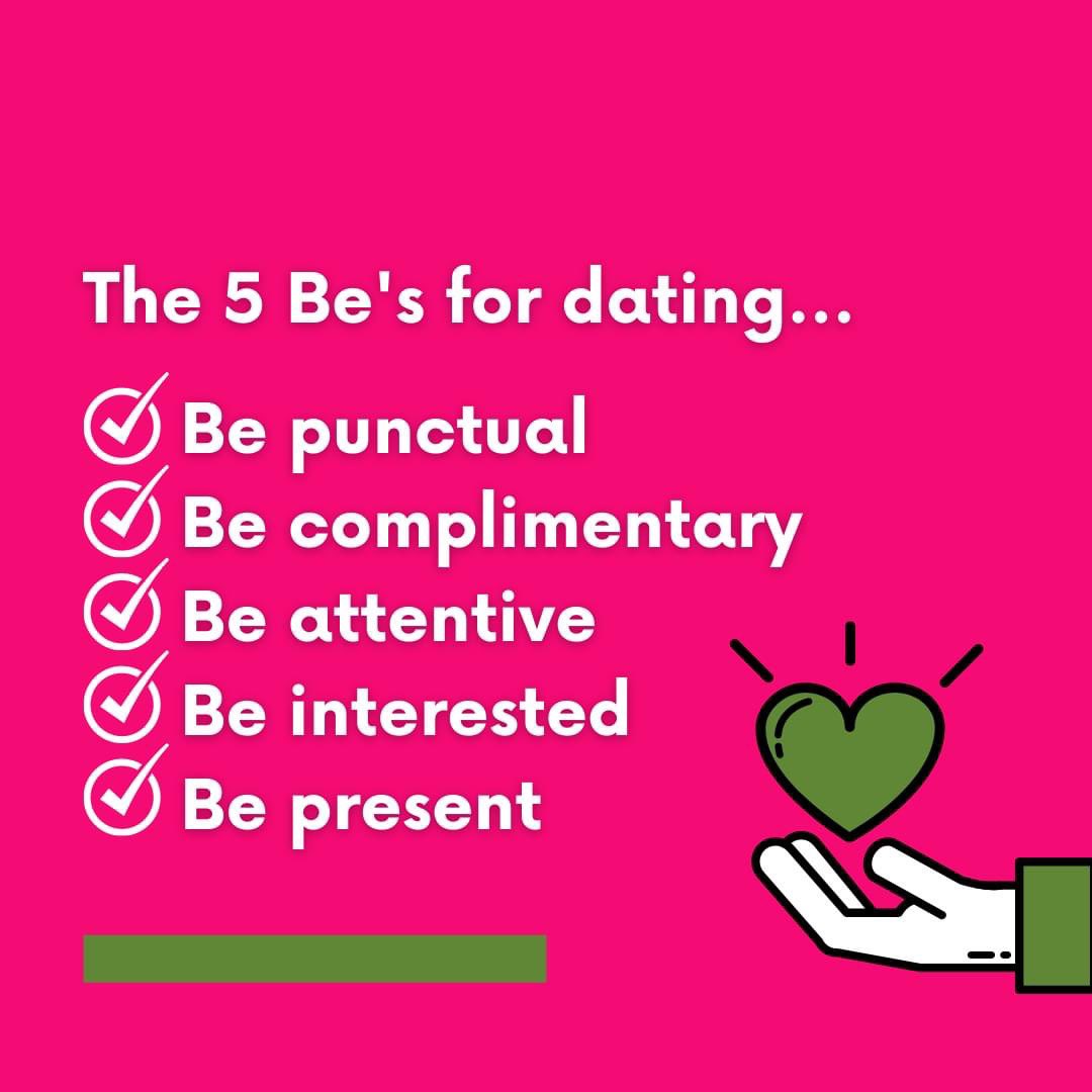 ltd_plush's tweet image. Do you know the 5 Be&apos;s for #dating? 👀👀👀

Well, you&apos;re in luck, cause I&apos;m gonna tell you!

💗💚💛

Start your journey to finding #love on PLUSH LOVE for FREE today: plushlove.co.uk/LANDING/