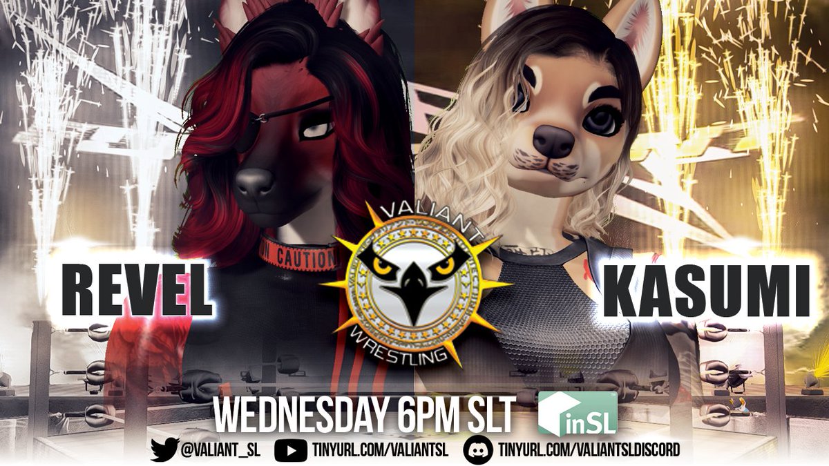 In tonight's featured bout, @RevelMcLochlan and <a href="/ViciousDoge/">Kasumi Hayata</a> will put their months long rivalry to bed as they both compete in an EXTREME RULES match for the Valiant Woman's PRIDE championship!

What lengths will these two athletes go to claim their spot in history?!

//🦅