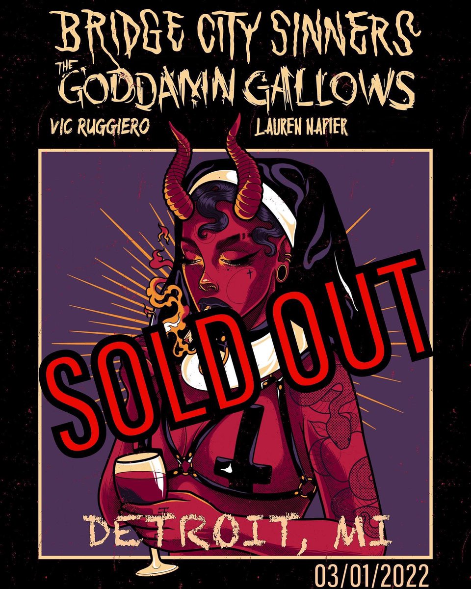 Our guitar player’s Mom started the mosh pit last night in Detroit…