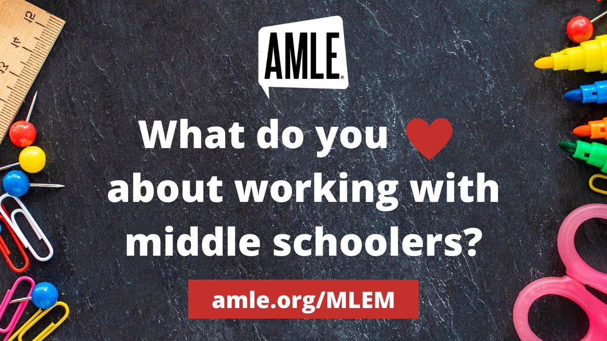 AMLE's tweet image. DYK: 10-15 year-olds experience the most significant changes of their lives other than birth to 3? They develop physically, socially, emotionally &amp;amp; cognitively as they form relationships &amp;amp; explore their identity.

Tag #MLEM w/ why you love working with young adolescents. #mschat