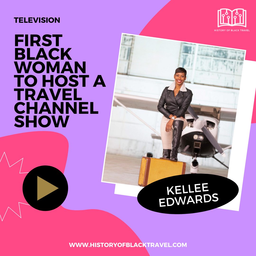 Are you familiar with Kellee Edwards (<a href="/kelleesetgo/">Kellee  Edwards</a>)? An avid traveler, licensed pilot, and advanced open water scuba diver, she became the first solo Black woman to host a travel series “Mysterious Islands” for the Travel Channel in 2017.  #HistoryOfBlackTravel #TravelingWhil ...