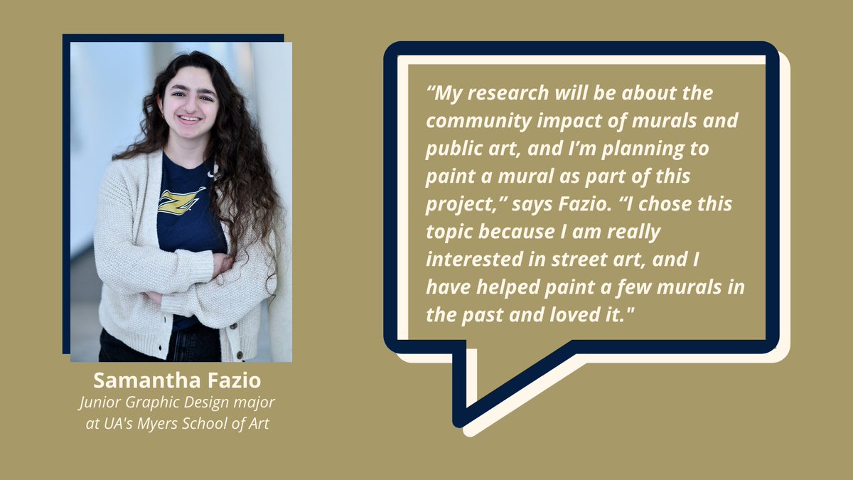 The University of Akron (@uakron) on Twitter photo 🦘 WHC spotlight: Meet Samantha Fazio, who is in her junior year in UA's <a href="/MyersSchoolUA/">Myers School of Art</a> studying graphic design. 🎨
➡️ Read more about how being part of the WHC has fueled her creativity to thrive at UA: ow.ly/zKQ250I6g8o 🦘 WHC spotlight: Meet Samantha Fazio, who is in her junior year in UA's <a href="/MyersSchoolUA/">Myers School of Art</a> studying graphic design. 🎨
➡️ Read more about how being part of the WHC has fueled her creativity to thrive at UA: ow.ly/zKQ250I6g8o