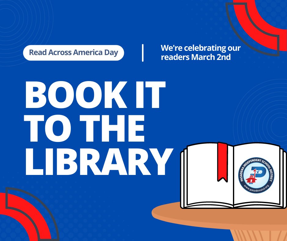 PasadenaISD_TX's tweet photo. It's national #ReadAcrossAmericaDay! 

What are you reading today? 📖 https://t.co/REj1dguXni