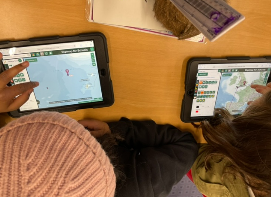 GeorgeSpicerSch's tweet photo. Year 6 watched a documentary about #shackletons Endurance expedition! To gain a better understanding of the distance between England and Antarctica, the children used @Digimap4Schools to plot a journey from Plymouth to Antarctica via Buenos Aires. @explorerspod @williamgrill https://t.co/4XLMrm4RbT