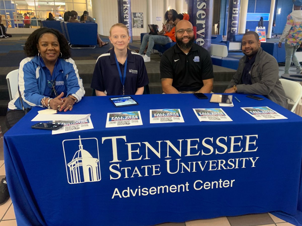 TSU_AARC's tweet image. Didn’t make it out to Registration Power Hour but still need some assistance? You can go to tnstate.edu/register for registration assistance and to find your advisor! 

#tsuasc #tsu #tnstate #tenneseestateuniversity #hbcu #register #advising #assistance #success #support