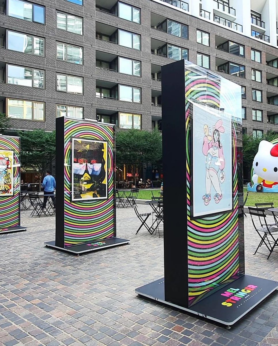 melstringerart's tweet photo. #Sanrio #hellokittytown event at #darlingsquare in Sydney - if you’re in the area check it out! ❤️ They asked me to draw my version of #mymelody https://t.co/Di4mydddr5