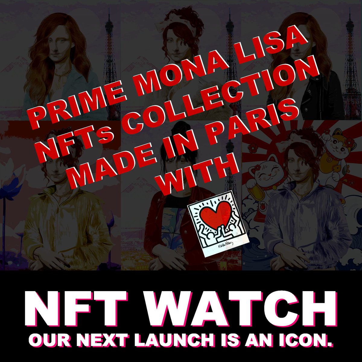 PrimeMonaLisa's tweet photo. Welcome to the #FashionWeekParis.
#primemonalisa is a collection of high quality NFTs featuring Mona Lisa in Paris.
Discover the full collection and mint your own #NFT.
We are building a Mona Lisa lovers community.
Come and join the wave.⬇️❤️ https://t.co/Ot27aSL0ln