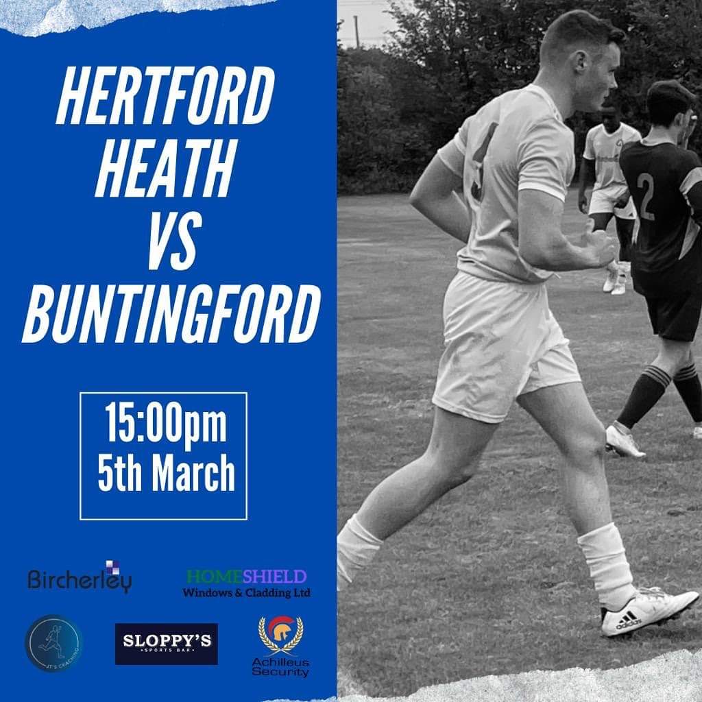 Top of the clashes coming thick and fast as we face another tough home match against @BuntTownFC in the @hscfl Div 1. KO 3pm (Trinity Road, SG13 7QS) #nonleague #90MinutesLive @TonyIncenzo @90minutesehr @thecoldend @NonLeagueBall @NonLeaguePaper