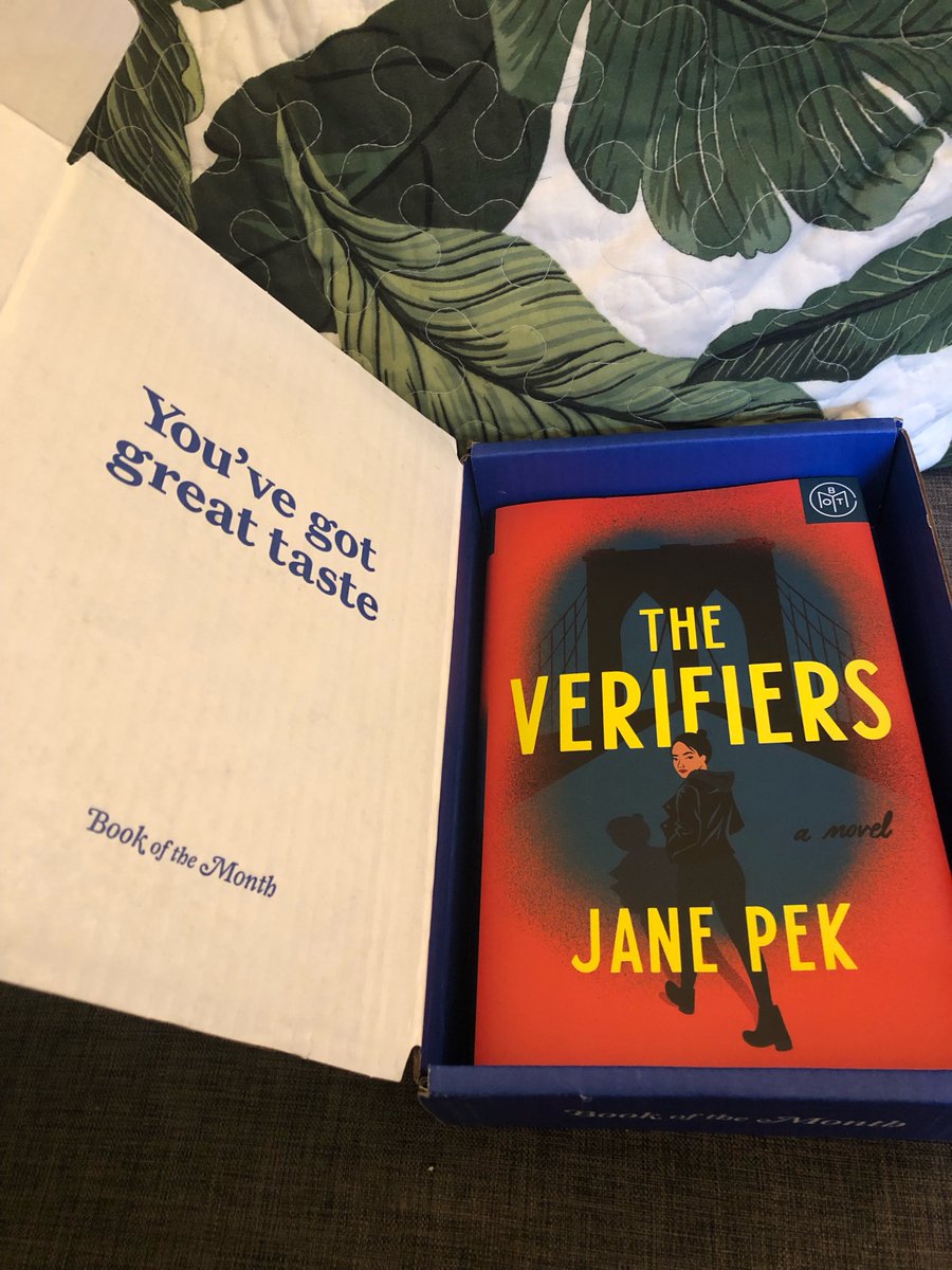 annakirgo's tweet image. Never wanted to belong to any club that would have me as a member — but I’ll make an exception for THE VERIFIERS as a Book of the Month pick! 😍🔥😍 @thebookgrp @bookofthemonth