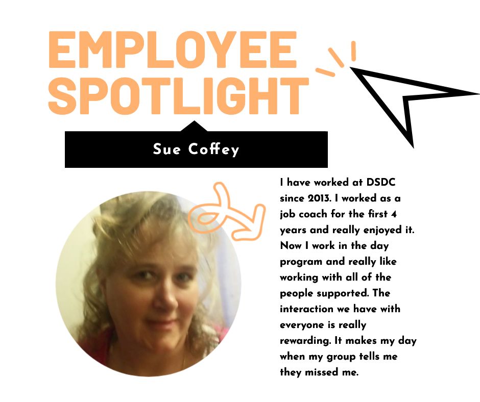 DSDC_INFO's tweet photo. Meet Sue Coffey! https://t.co/78WzX1cwdp