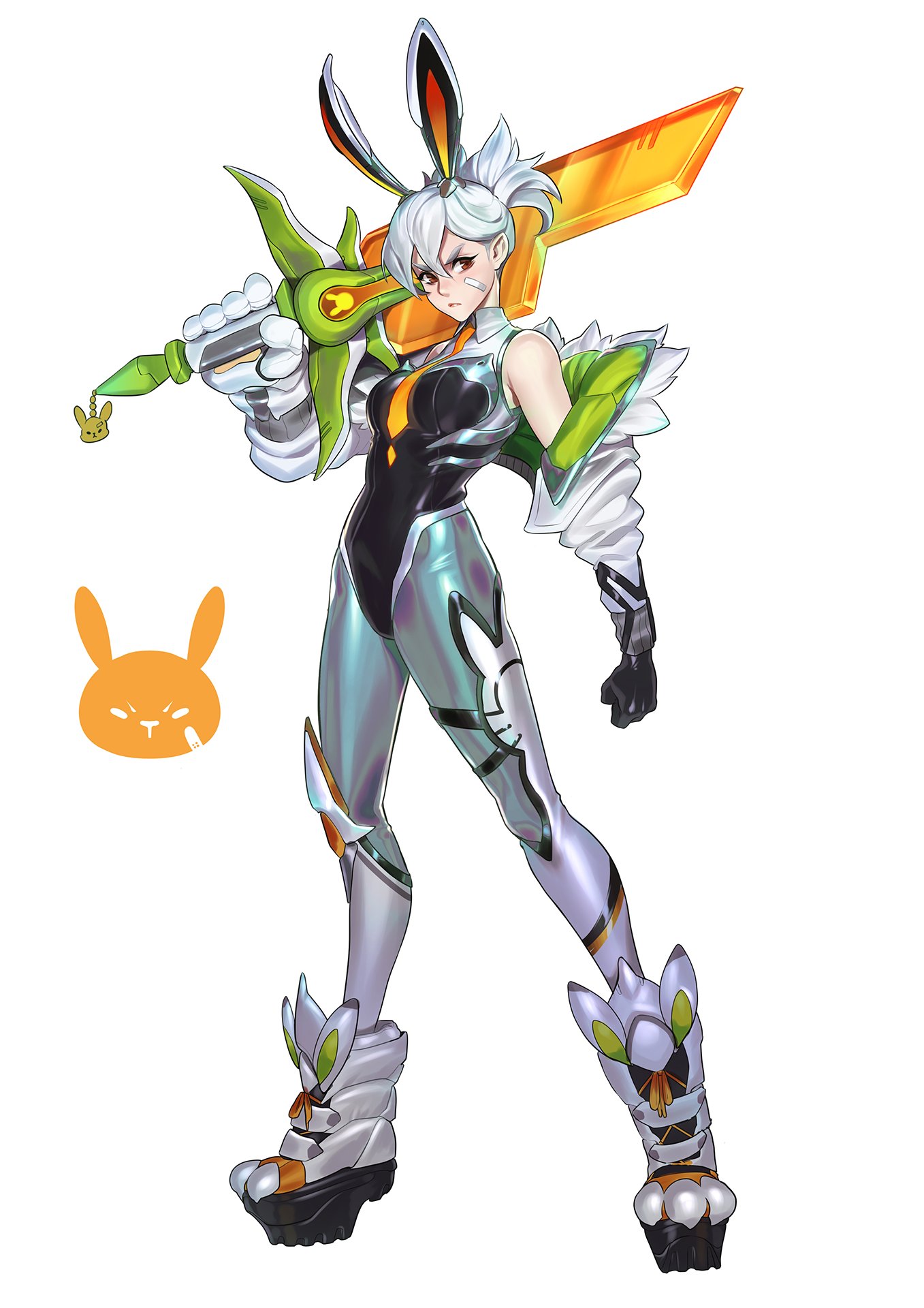 Oscar Vega on Twitter: "initial concept art for battle bunny prime