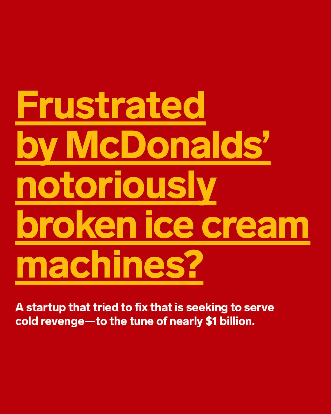 WIRED on Twitter "McDonalds' ice cream machines are notorious for