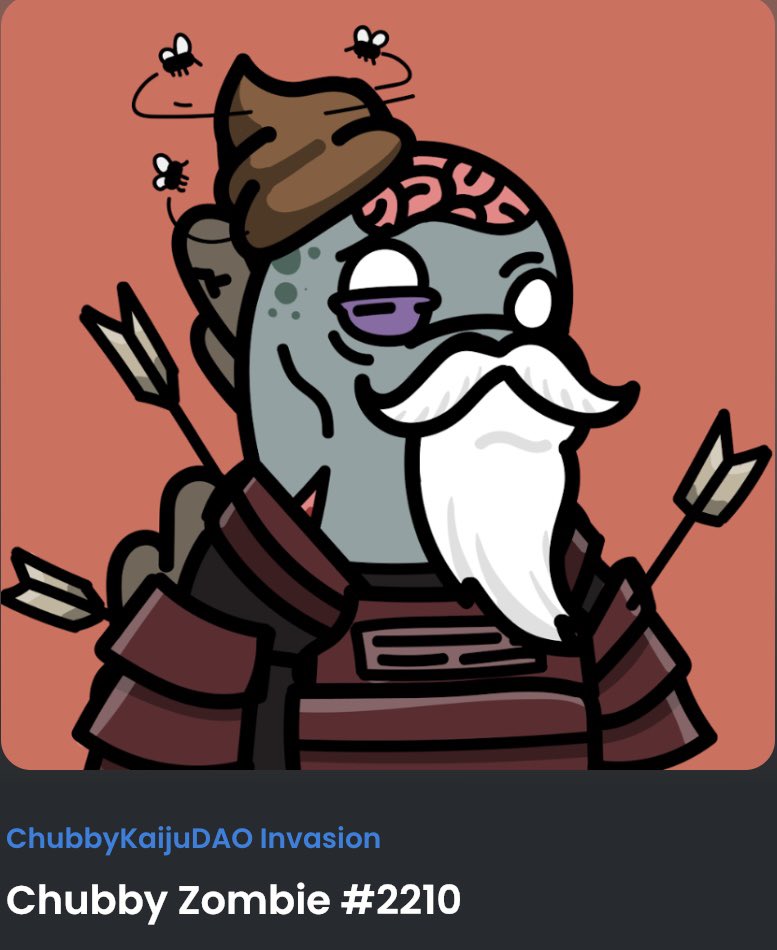 MetaRose23's tweet photo. Zombies Taking Over!! @ChubbyKaijuDAO #TheChubbening 🧟‍♂️🧟‍♂️🧟‍♂️ https://t.co/XcQgH2qJYf