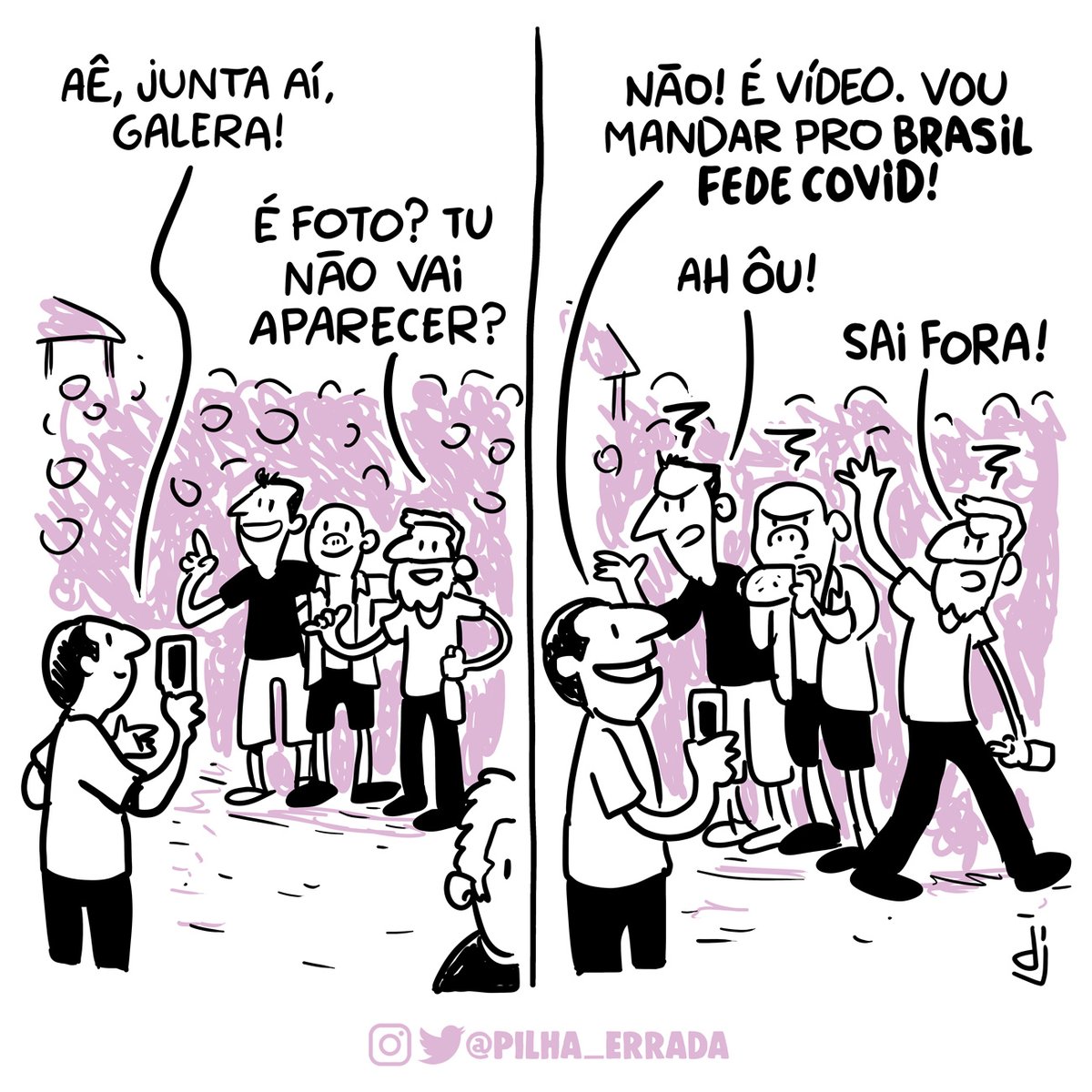 Registro.
#cartum #cartoon #cartoonart #charge #comic #comicart #humor #humorbr #humorbrasil #humorgrafico #instahumor #pilhaerrada #carnaval #carnaval2022 #pandemia #covid #brasilfedecovid