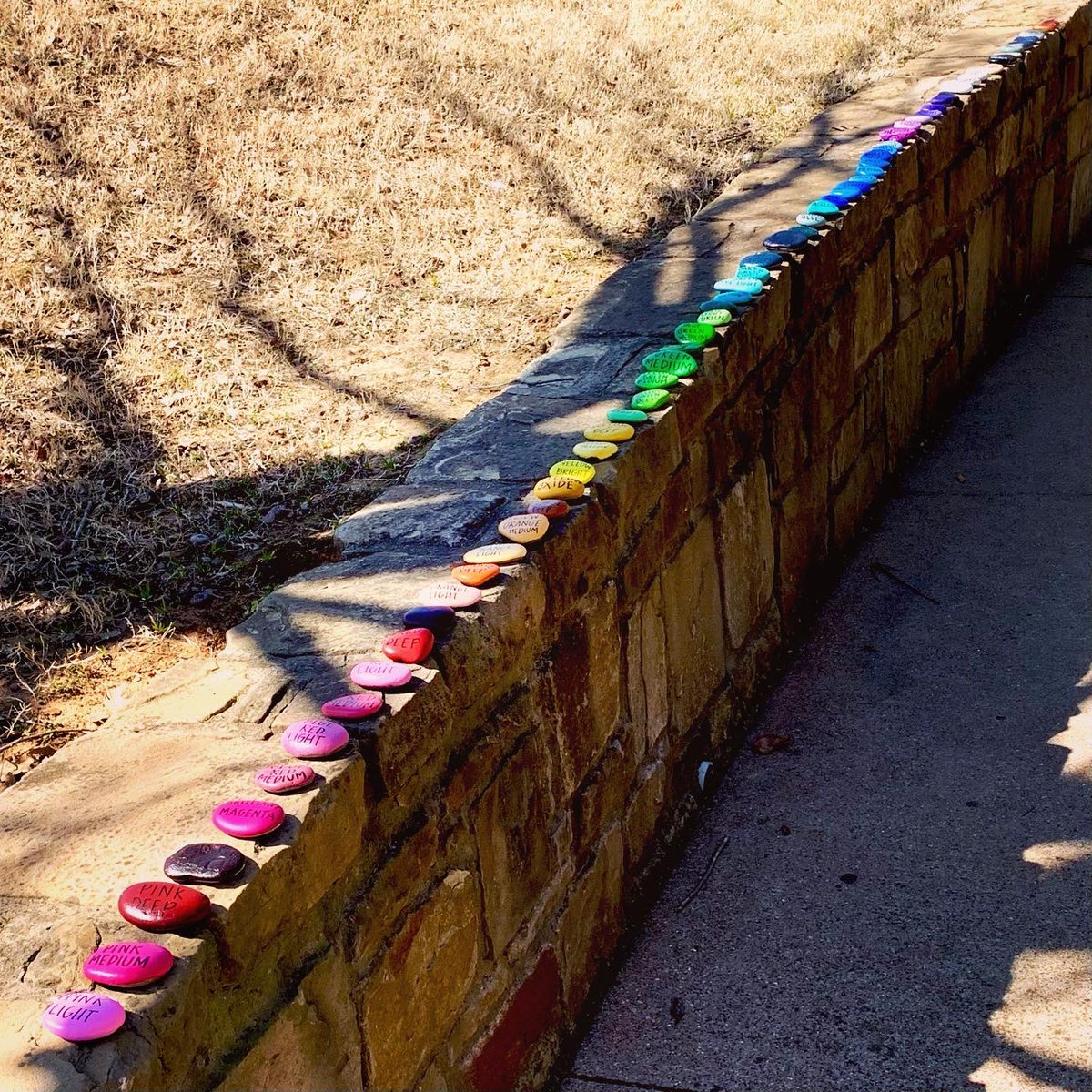 creativelystone's tweet photo. 69 rocks hid😎🌈🤍 https://t.co/6dTcpYmN05