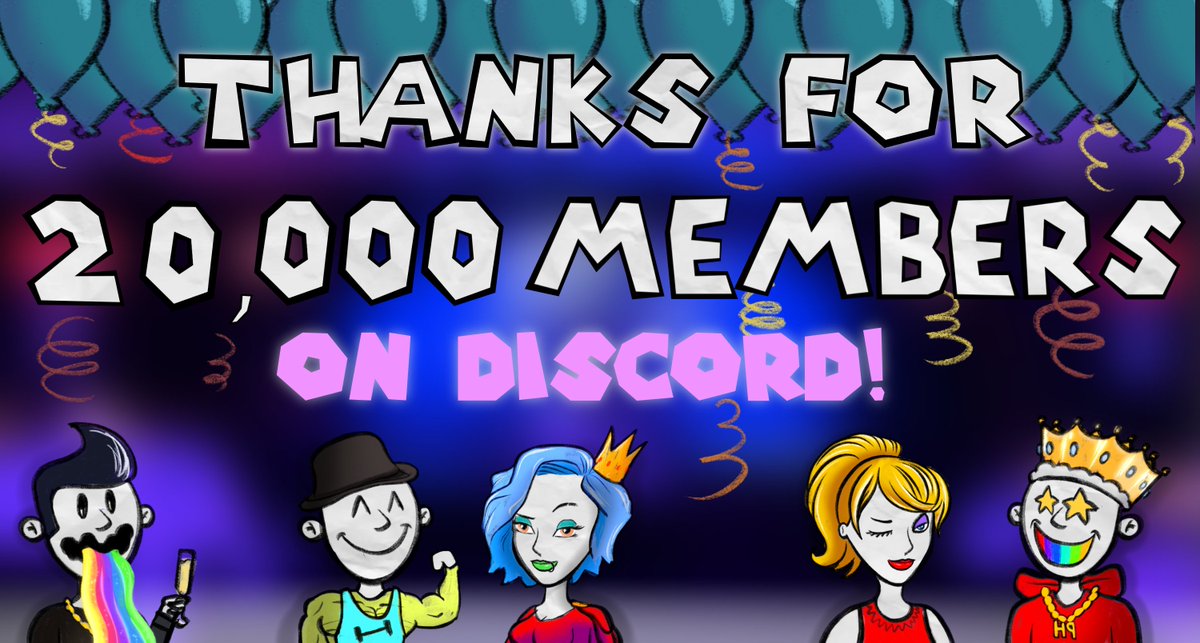 🔥 Thank you for 20,000 on Discord! 

🎨 Still early 

🌟 RT + Tag 3 friends for a chance to win a WL spot!

🎁 3 Winners announced in 24 hours

(Bonus entry if you comment #PaperHands)