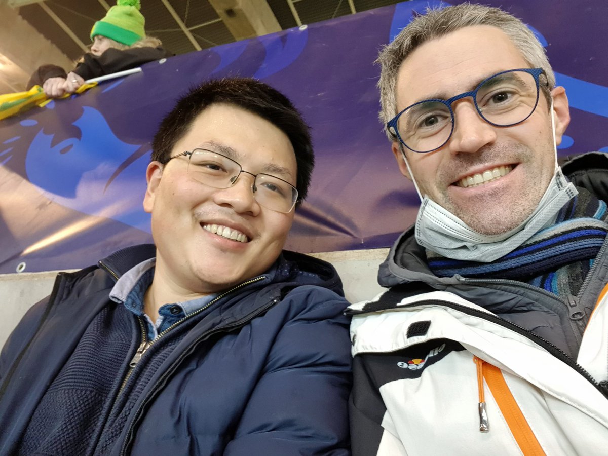 Currently at the stadium for the semi final of the French cup FCN Monaco with my football buddy <a href="/guanghui_li/">Guanghui LI</a>