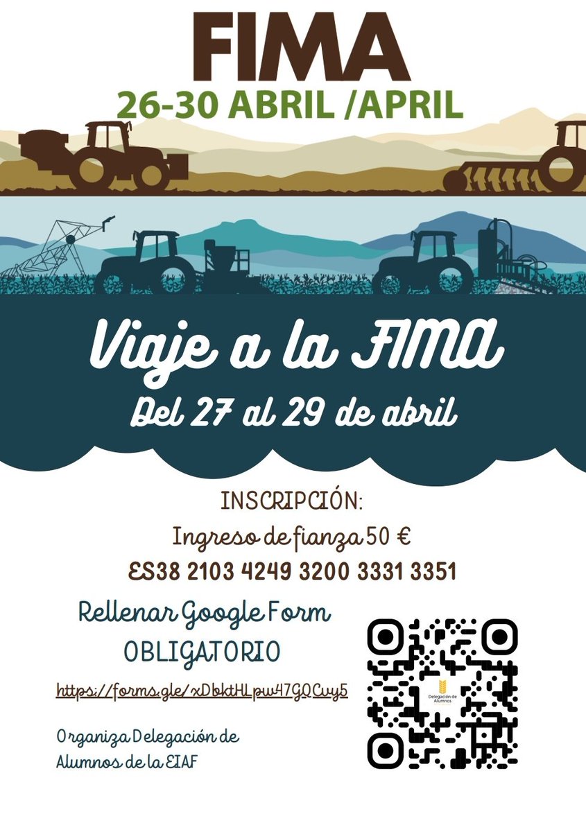 ¿Te vas a perder el viaje a la FIMA de este año? ¡Apúntate ya! 🚜