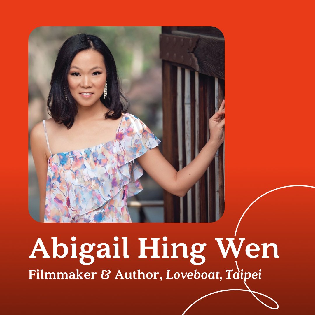 #2022USCOWNIT 🔊 — Abigail Hing Wen (she/her, <a href="/abigailhingwen/">Abigail Hing Wen Updates</a>) is a New York Times Best Selling Author (Loveboat, Taipei), woman-in-tech leader specializing in artificial intelligence, a new filmmaker as well as a wife and mother of 2. Buy tickets now: 2022uscownit.eventbrite.com