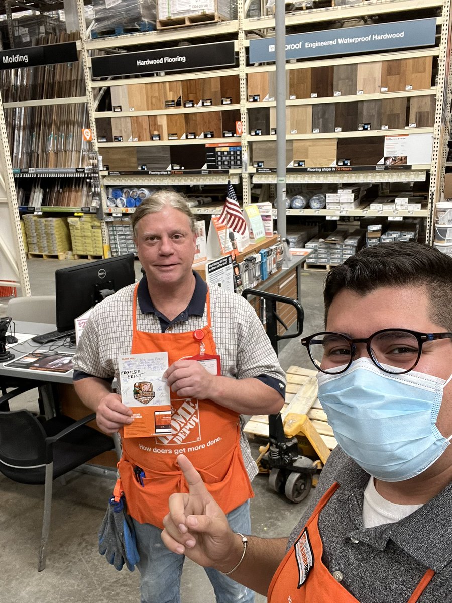 Congrats to our Flooring Closer Brian H! First Bronze award and more to come. I appreciate everything you do in the department, for the customers, and associates! #0263Proud #HomerAward <a href="/thd_cj/">Cj Buckland</a> <a href="/thayer_eric/">EricThayer</a> <a href="/OvidioGuzman77/">Ovidio Guzman</a> <a href="/patrick_vaught/">Patrick Vaught</a> <a href="/Debbie0721/">Debbie Green</a>