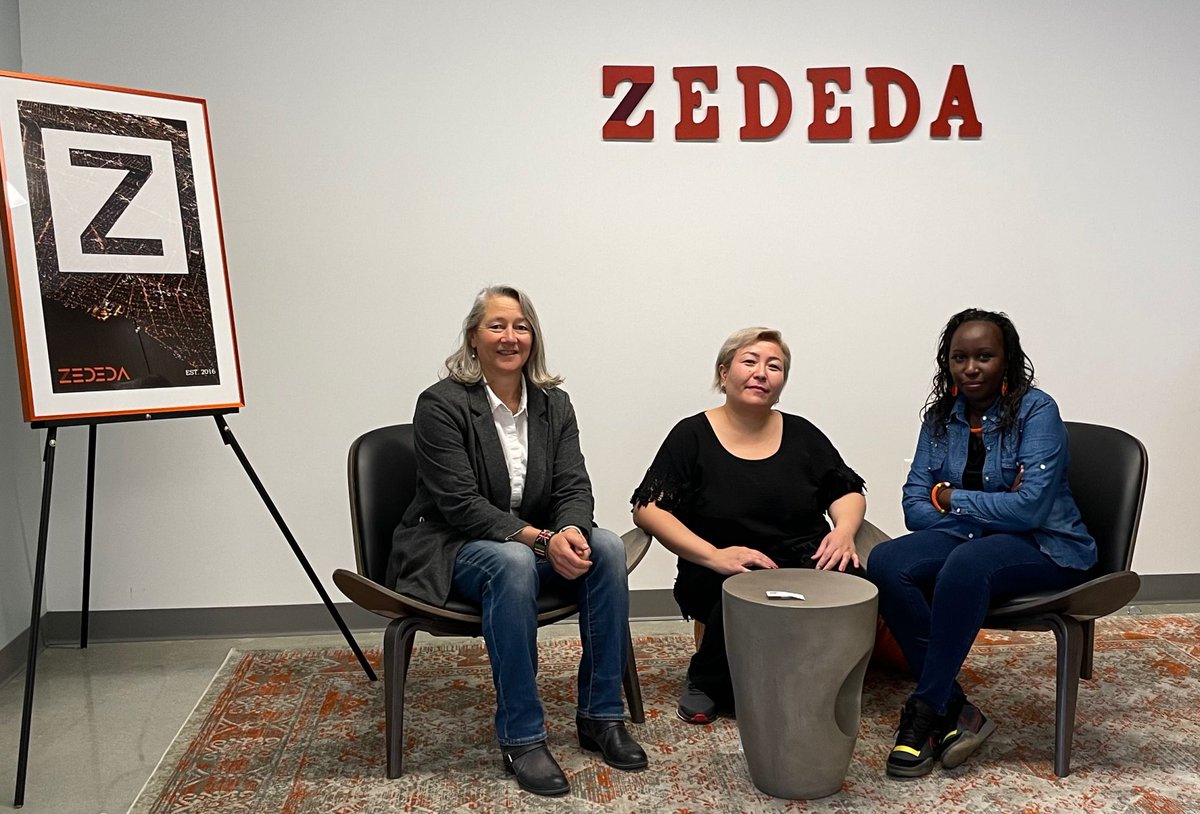 ZededaEdge's tweet photo. We are so incredibly excited to be hosting two Emering Leaders from the #TechWomen2022 program. With @kgiori as their mentor, they will be learning about ZEDEDA, and how we've modernized #edgeorchestration. We'll feature their story throughout #WomensHistoryMonth. Follow along! https://t.co/JFt2mF8P9f