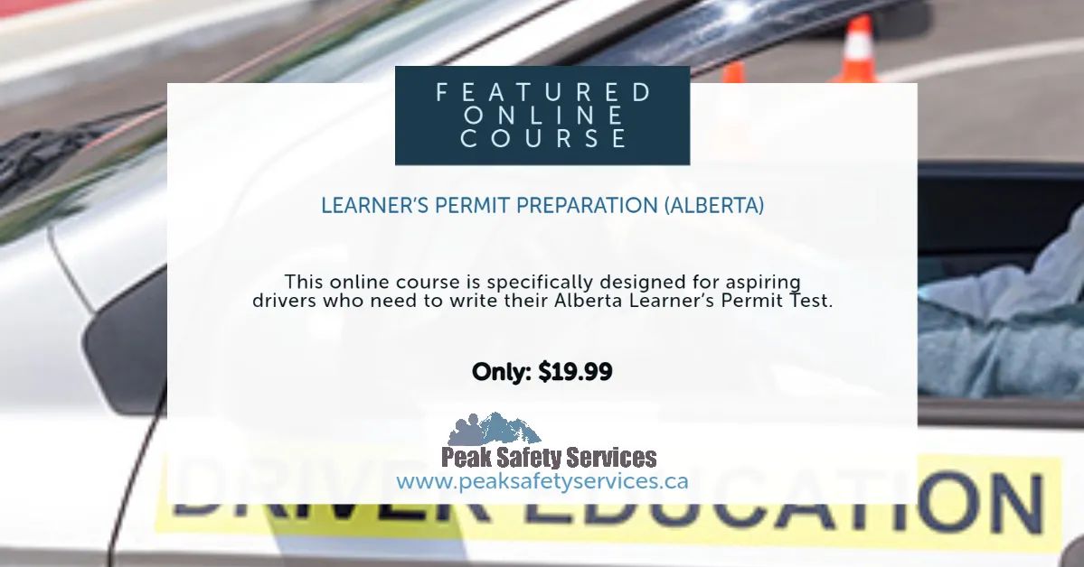 Featured Online Course: Learner's Permit Preparation (Alberta)

bistrainer.com/store/peak-saf…
#newdriver🚗 #newdriveralberta #studentdriver  #SafeTodayHomeTonight #peaksafetyservices