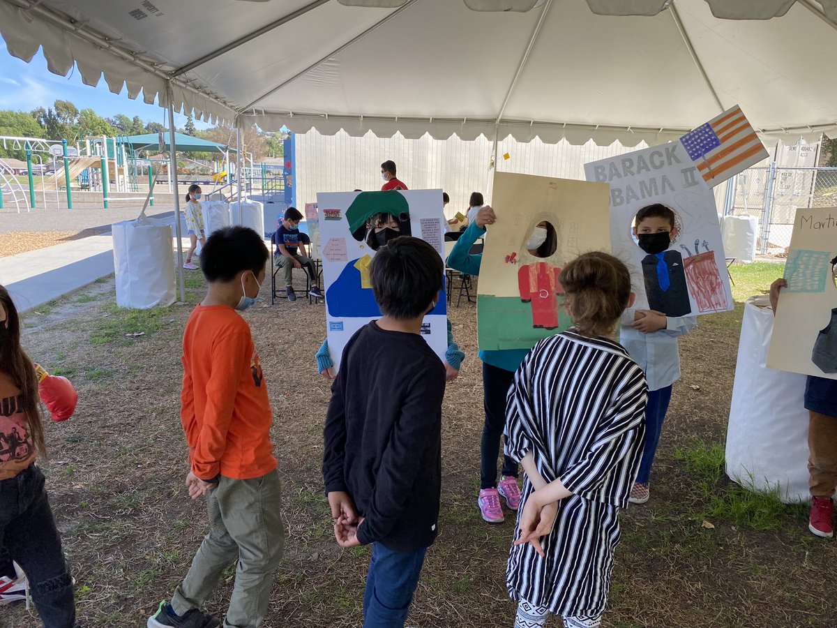 MrsVoong's tweet photo. @shelynsharks third graders held a living wax museum to honor the contributions and legacy of African Americans. @RowlandSchools @Fernandez_Jess_ @choulaoshi https://t.co/YtXXVfiBPR