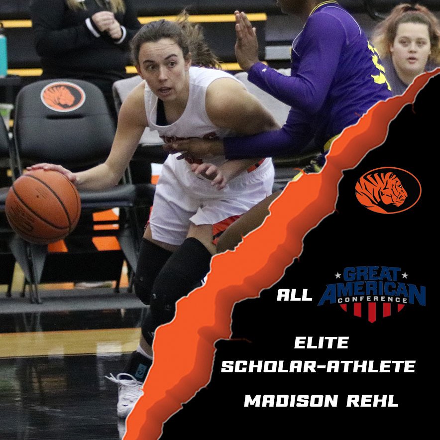 Congrats to <a href="/ECUTigersWBB/">ECU Tigers WBB</a> Madison Rehl on earning All <a href="/GACAthletics/">#TheGAC</a> Elite Scholar-Athlete honors!

#HearOurRoar 
<a href="/ECUTigerUpdates/">East Central University</a>