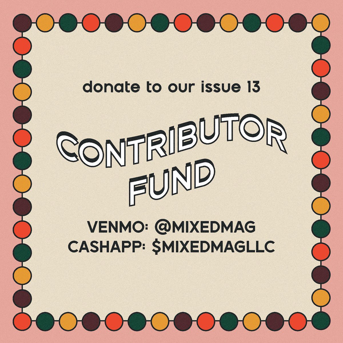 MixedMag's tweet image. Want to support our contributors? Pay it forward &amp;amp; donate to our Issue 13 Contributor Fund!
