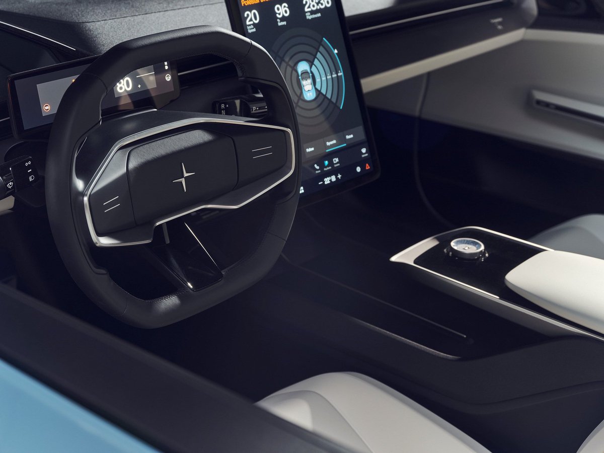 cole_marzen's tweet photo. The Polestar O2 Concept makes its world premiere with Precept-inspired styling, a retractable hardtop, a large 15-inch center touchscreen display, a 2+2 seating arrangement, as well as a fully-electric drivetrain. #Polestar #O2Concept #O2 https://t.co/0ozQZkKgmm