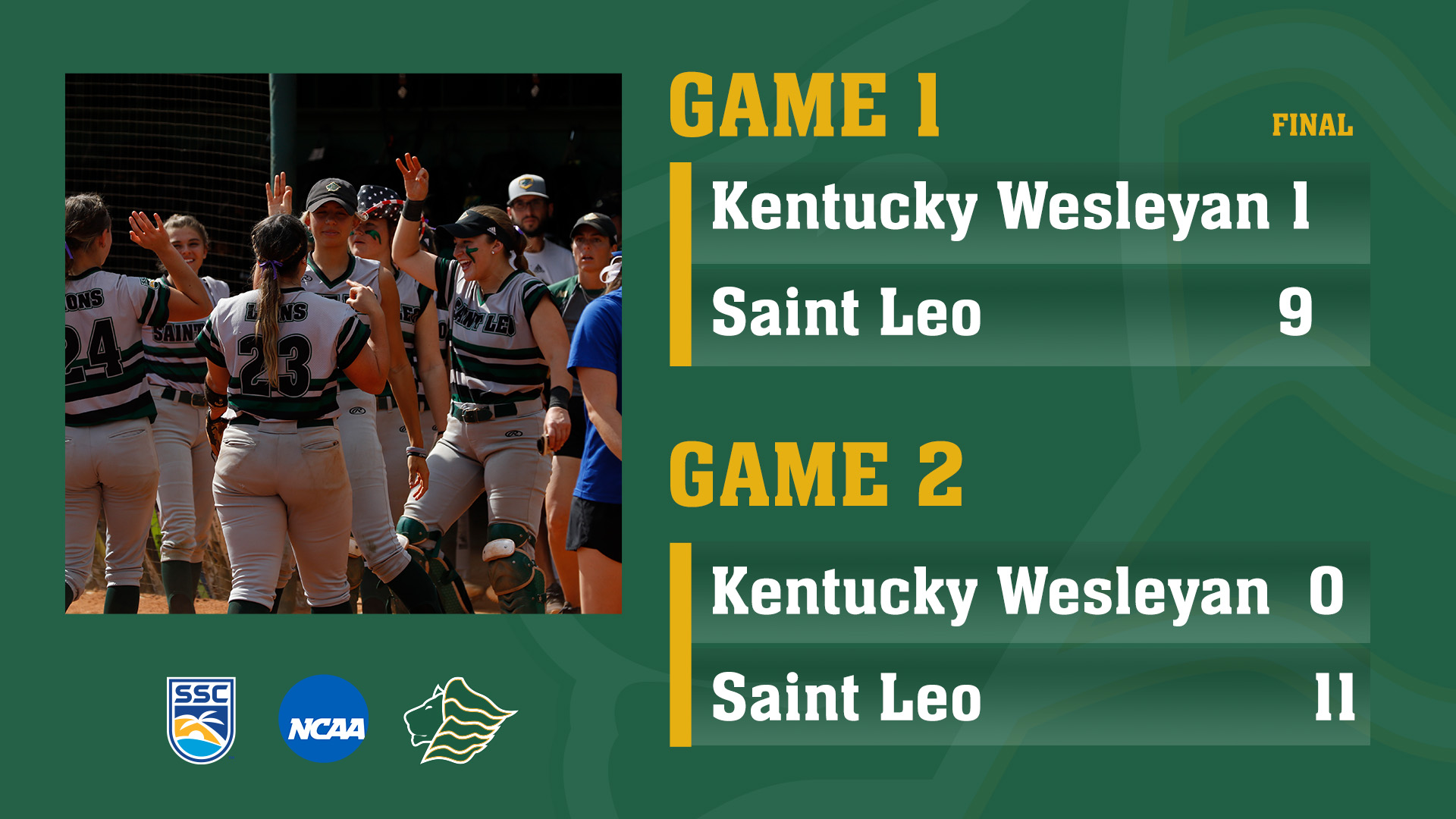 Saint Leo Softball on Twitter "LIONS WINN!! LIONS WINN!! Saint Leo takes the victory in tonight
