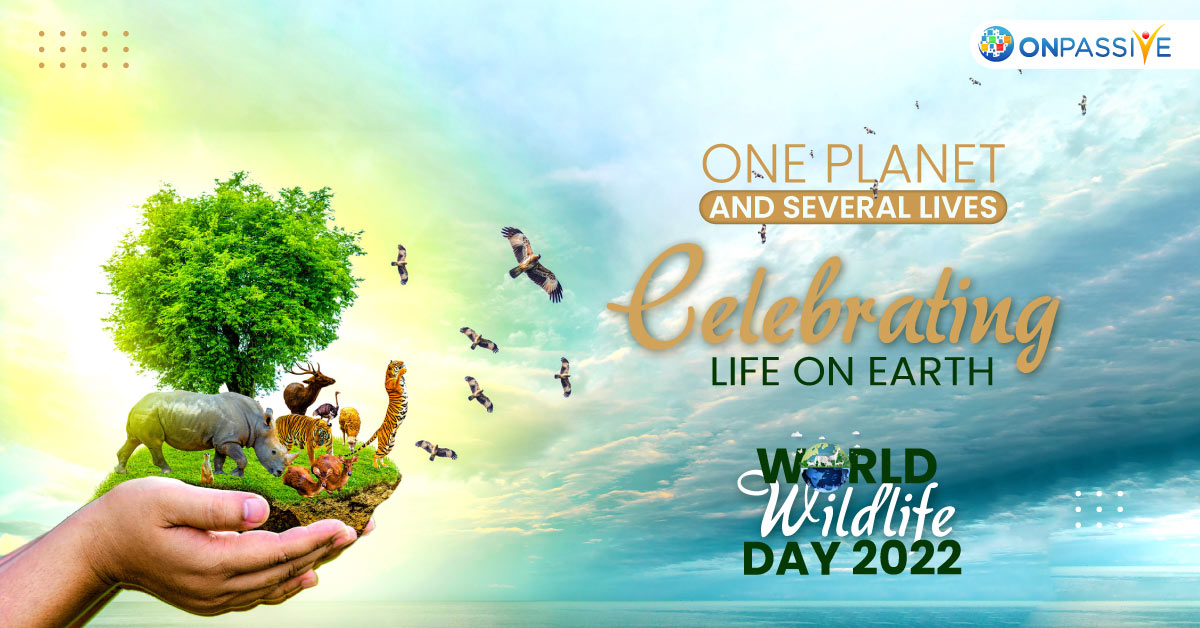 ONPASSIVE's tweet photo. Let's bring awareness to conserving wildlife on Earth; make it a mission!
#worldwildlifeday2022 #sustainablefuture #endangeredspecies #conserveforests #sustaunability #RecoverKeySpecies #biodiversity https://t.co/gBCz5lJbQn
