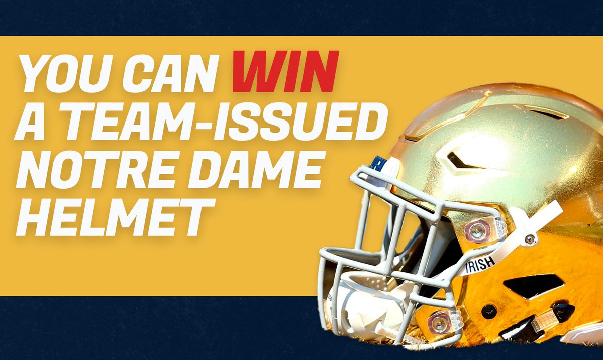 ☘️ IPC Happy Hour ☘️ 🗓  Friday, March 4th 🕰  2pm-5pm EST We’re raffling off: - 1 Team-Issued ND Helmet - 2 Shamrock Jerseys - Multiple pairs of game worn cleats and gloves - 15 signed mini-helmets Learn how to enter the raffle below ⬇️ happyhour.irishplayersclub.com