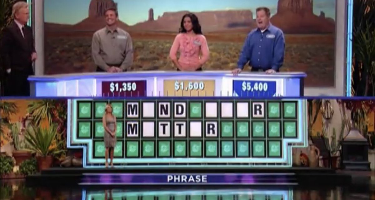 MattVuorela's tweet photo. @PostTheOnion My memory was a little off on what letters were up there. Here’s the photo. Not as bad as I recall, but still pretty bad. 

Evidence of my dumb self not winning $5,400 for all the world to see!! So painful!! https://t.co/mHh1ZjQg46