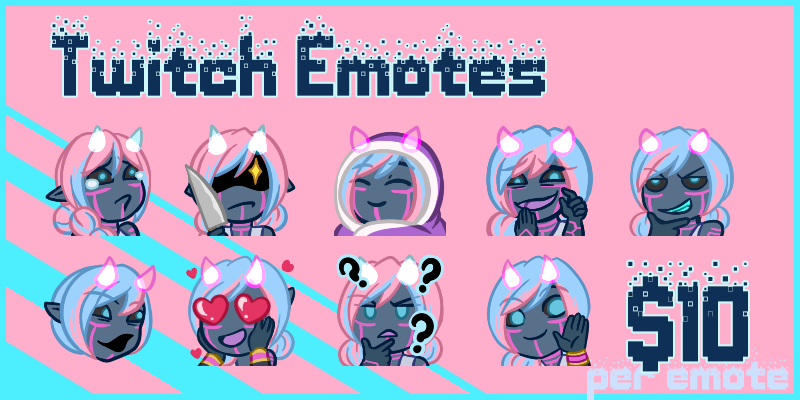 AjaxExabyte's tweet photo. More emote commissions! :3 All money's going toward my family to keep their house. Thanks to generous donors, I have four emotes that will be raffled!

Hope to see you! 💙

https://t.co/6ld6Ej2iJK

#ENVtuber #Vtuber #VtuberUprising #scifivtubers #smallstreamer https://t.co/nOwv9LzxOM