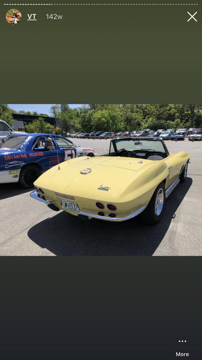 Kaitlin1Fischer's tweet photo. I think about this corvette at least once a week since I’ve saw it https://t.co/xiWTrfSVLL