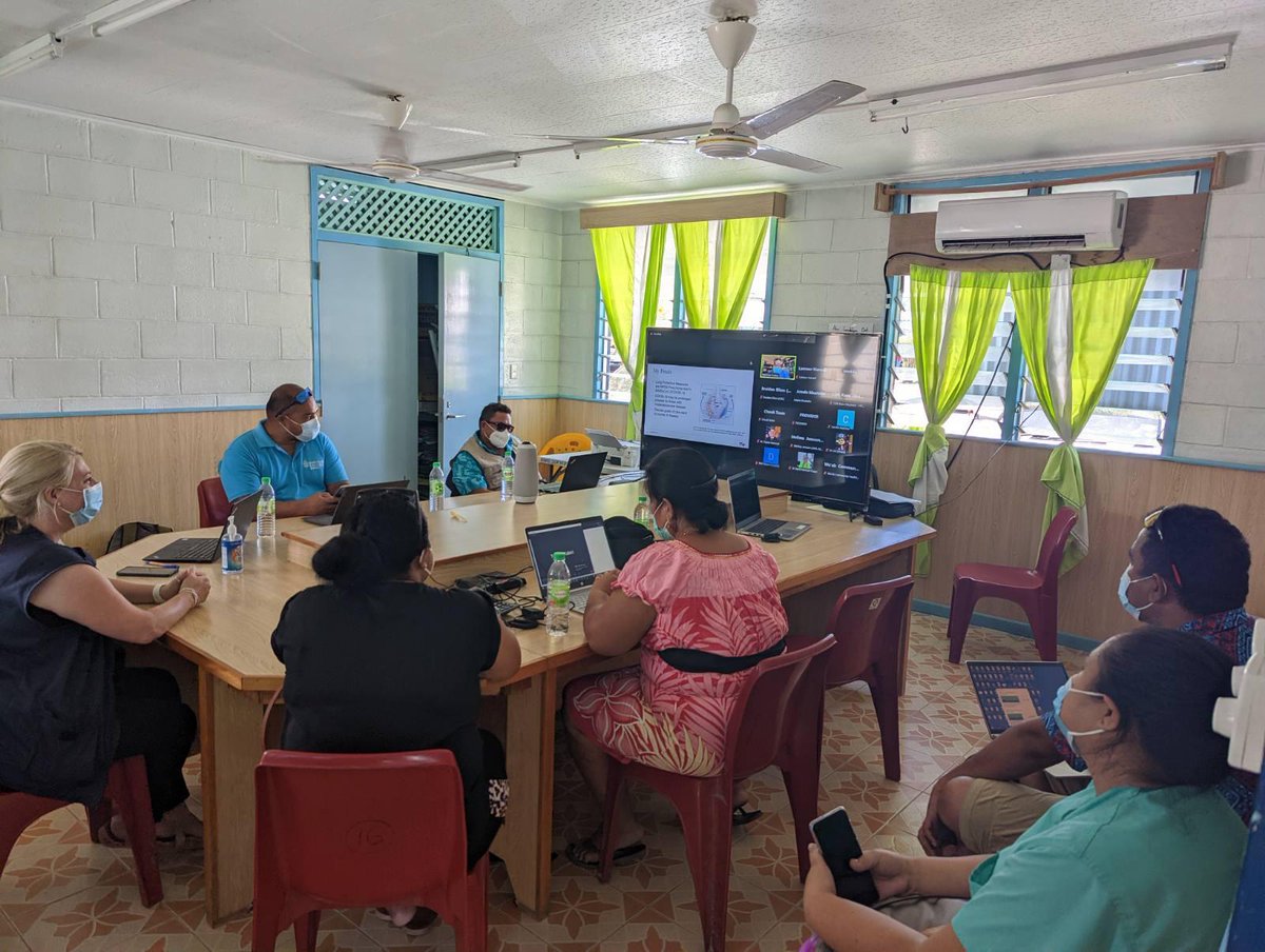 takeshi_kasai's tweet photo. Having kept #COVID19 at bay for most of the pandemic, #Kiribati 🇰🇮 has been working hard to prepare for inevitable surges.

The Ministry of Health &amp; Medical Services has activated partnerships to respond and save lives, now faced with community transmission of the virus. https://t.co/W9o2jplAaN