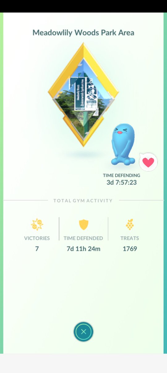 HaylstormLDN's tweet photo. Gold gym 356 😍🥰🥰 let's gooooo 

#pokemongo #Pogo #gymgame #pokemongyms #PoGO https://t.co/fR7qVs5Pug