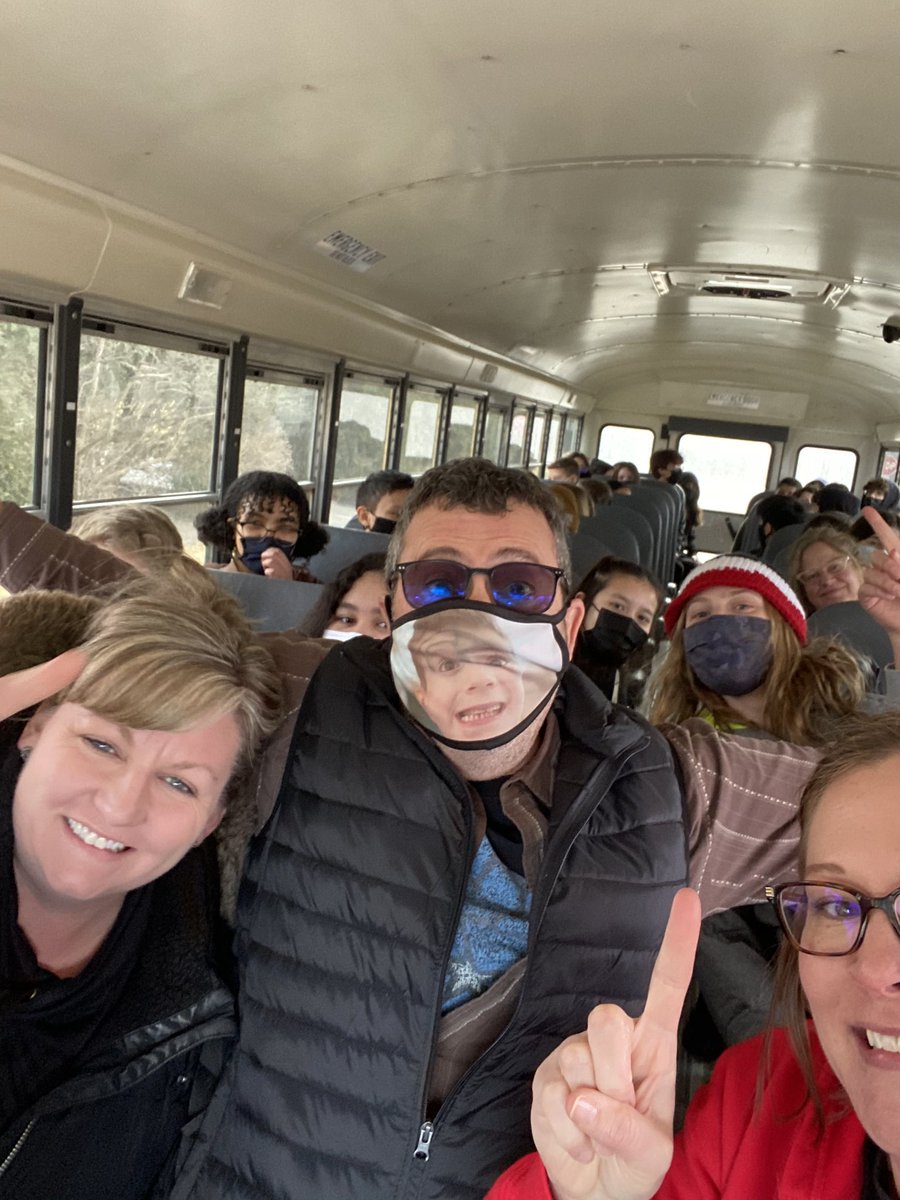Our first field trip in a LONG time! The HPHS Dance Show was phenomenal and our students made us proud! Bus #1 Rules! <a href="/nwhuskies/">Northwood Middle School</a> <a href="/MrsMarvinELA/">Jessica Marvin</a> <a href="/AdamLBergman/">Adam Bergman ☮️</a>
