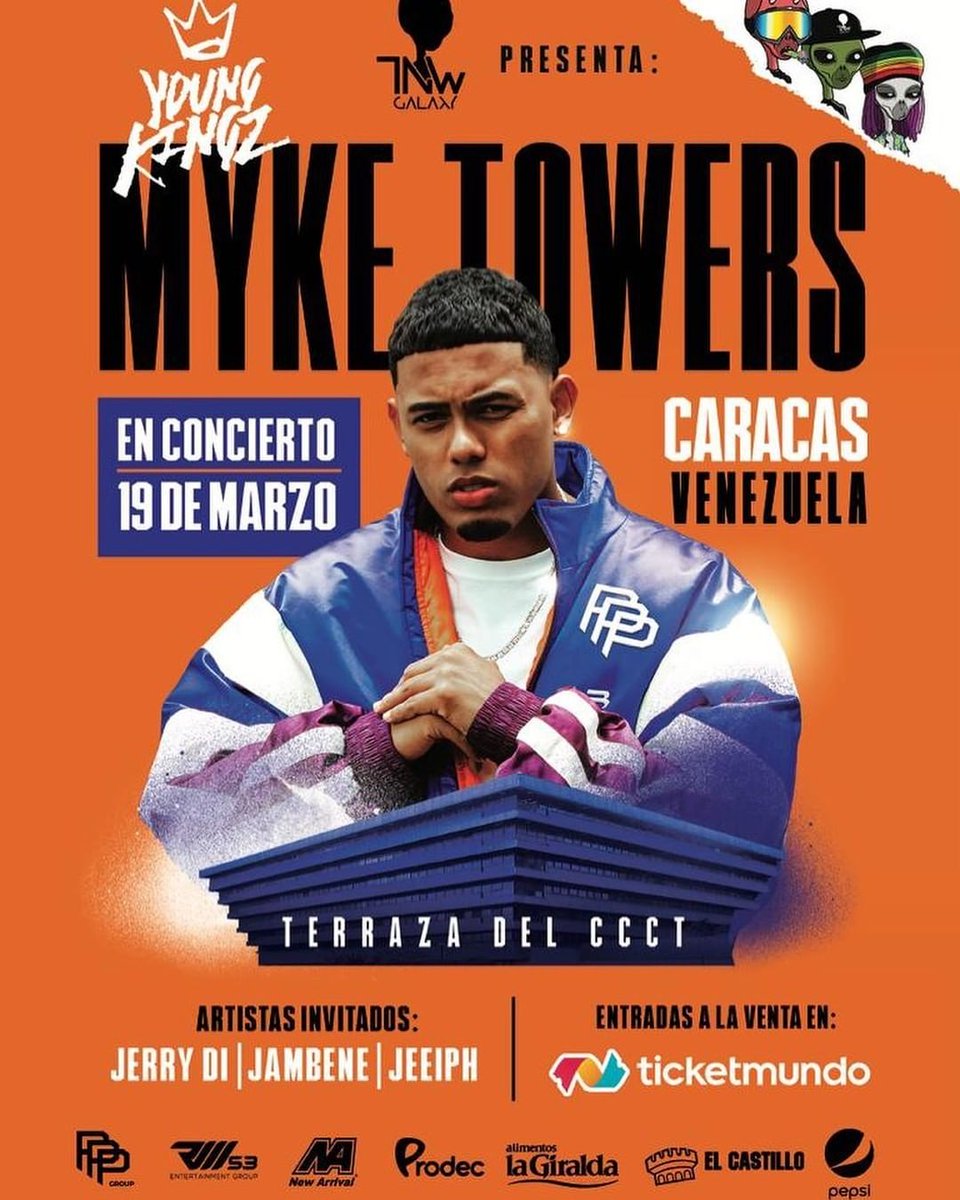 #Venezuela #Caracas #concierto Myke Towers en concierto / 19Marzo en el CCCT <a href="/MYKETOWERS/">MT</a>