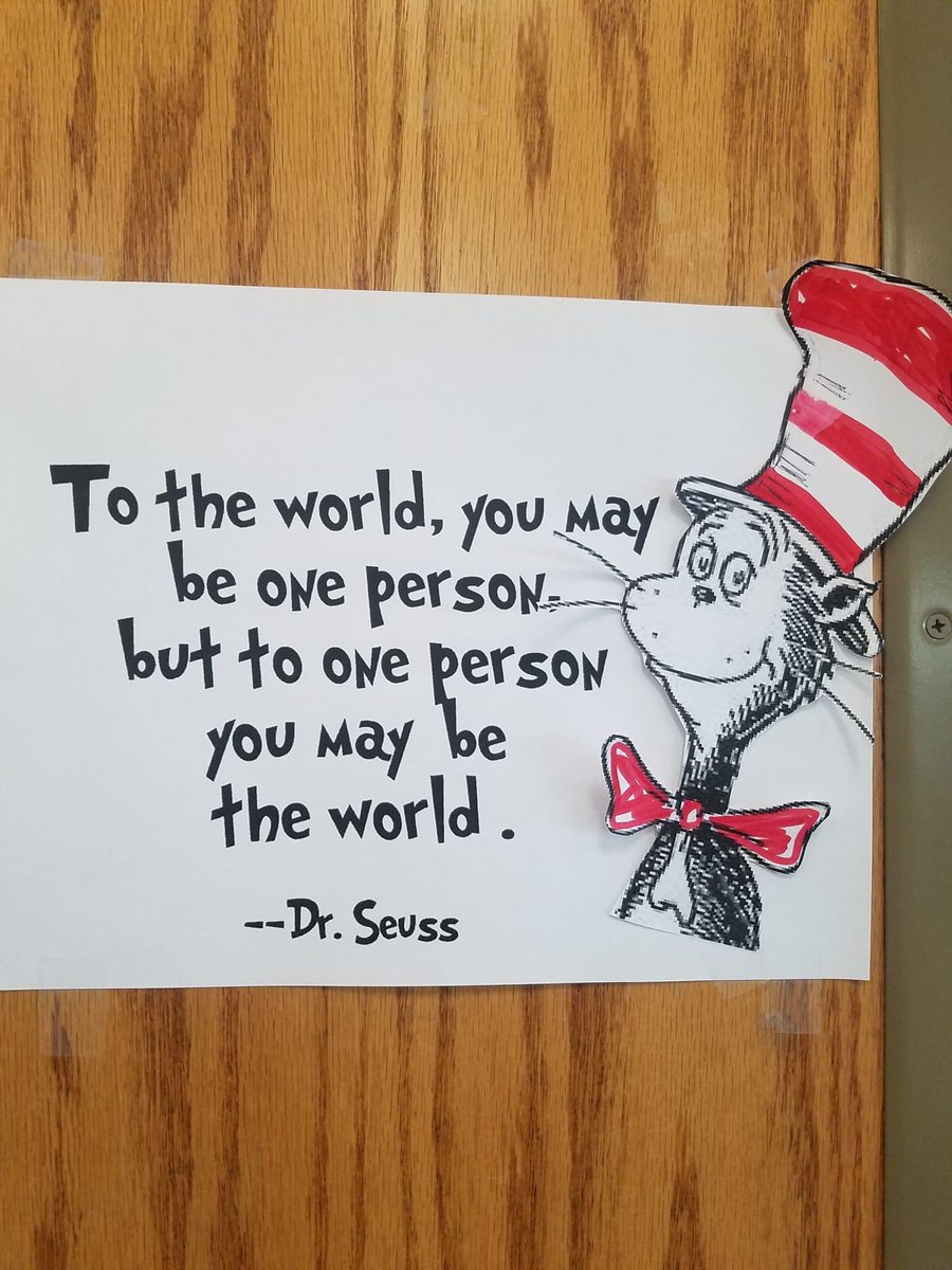 A little red, a little blue, our Goliad staff has a treat for you!
Find Thing one, then Thing two, Austin knew how to celebrate, too!
Campuses across the district celebrated Dr. Seuss and reading today, and some of their efforts simply took our breathe away! 
@SchoolMealsRock