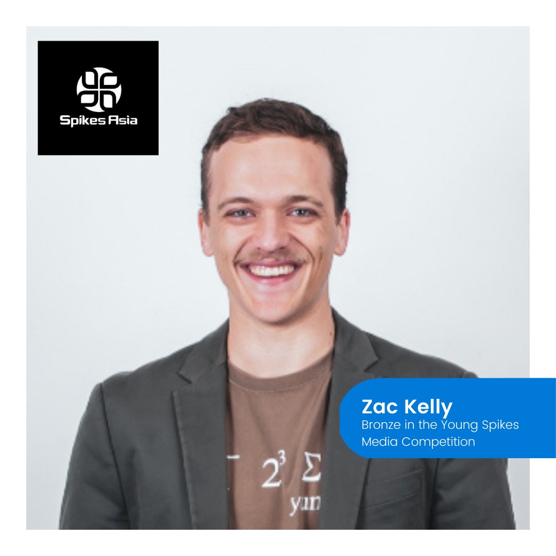 PEOPLE I Carat Strategist, Zac Kelly, has been awarded a Bronze in the Young Spikes Media Competition. Zac won the Bronze for their idea to scale up Gavi &amp; Facebook’s partnership by creating a Green Tick that reveals the thunderous majority who support COVID vaccinations.