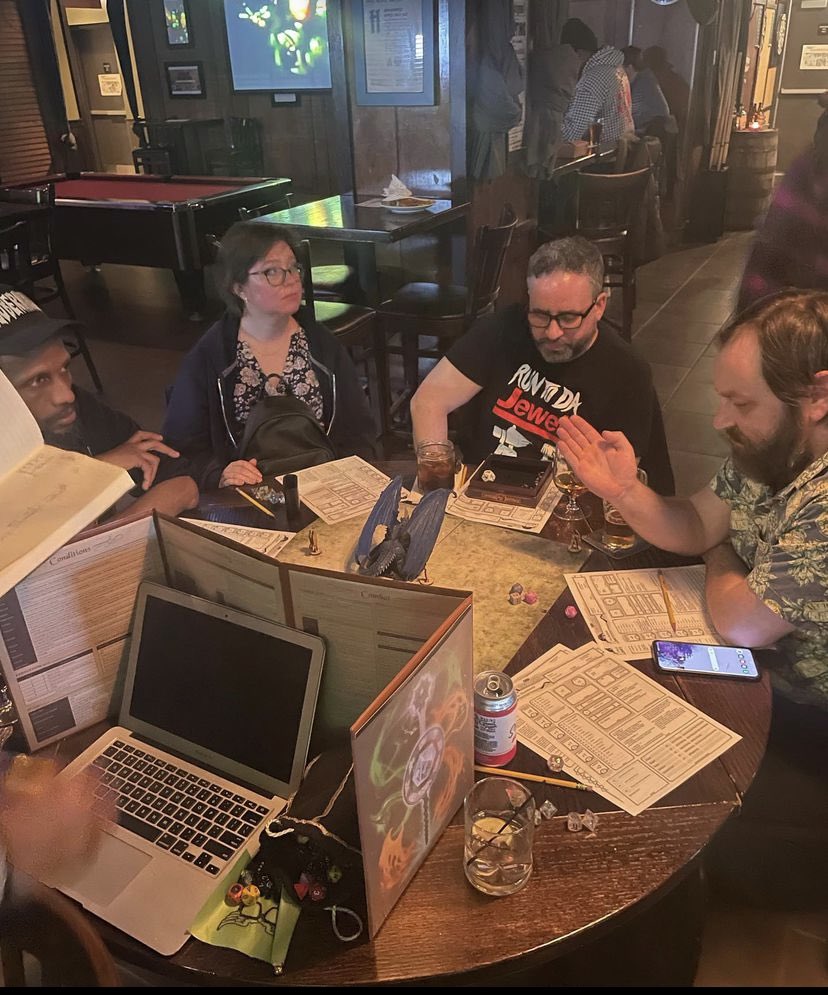 flynerdsupreme's tweet photo. About last night. #dnd5e #ttrpgfamily #Chicago #flynerdgroup #CraftBeer #FlyDM https://t.co/RmKtdxyp4p