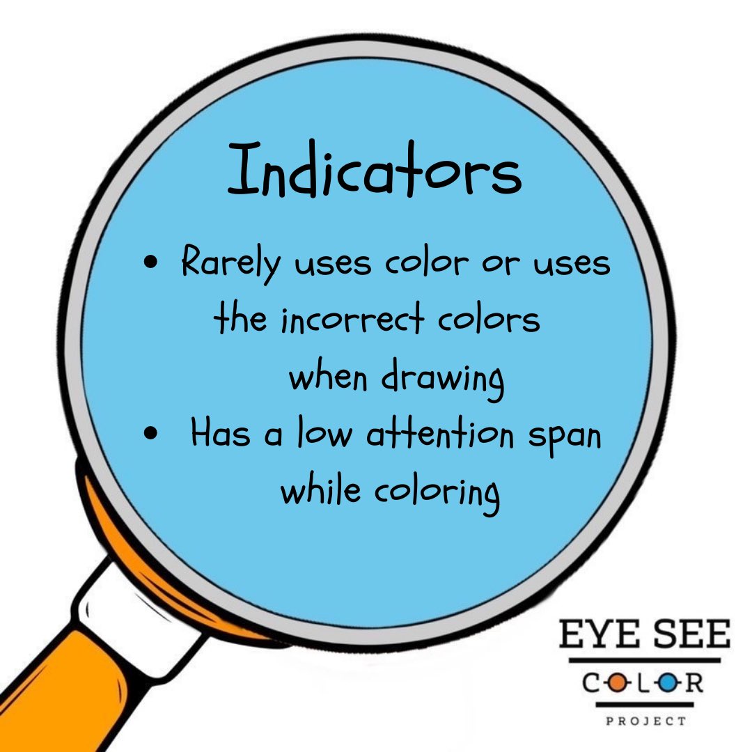EyeSeeColorProj's tweet photo. Parents and Teachers - Be aware of the early indicators out there. These could be the first signs a child makes and you should investigate further.
#colorblindawareness #colorblindindicators #1in12boys #1in200girls #1ineveryclassroom #every7thmom #parents #teachers https://t.co/WiDBGGjsCQ